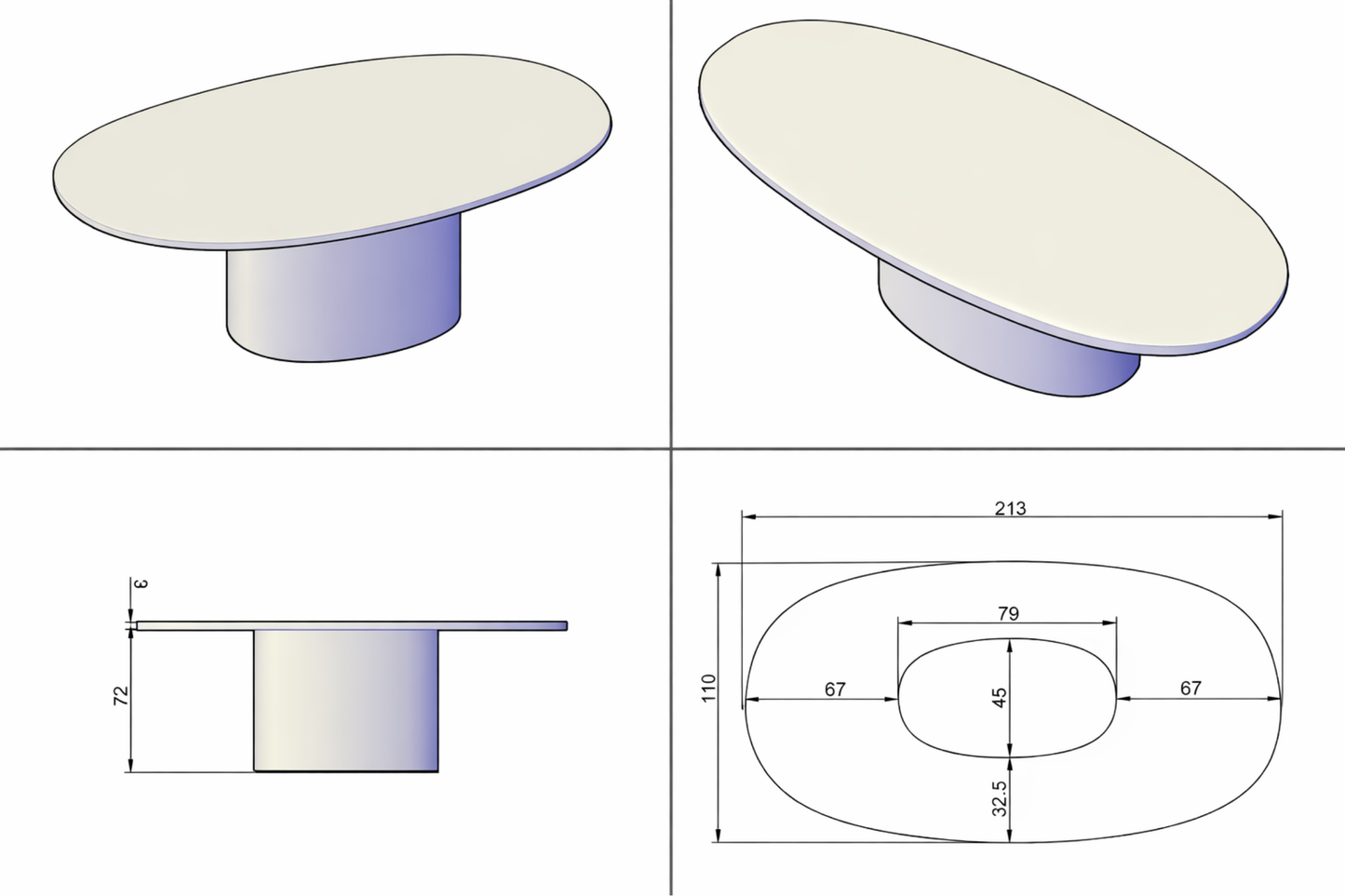 Salamanca dining table