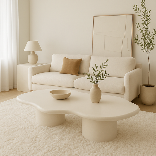 mesa organica microcemento