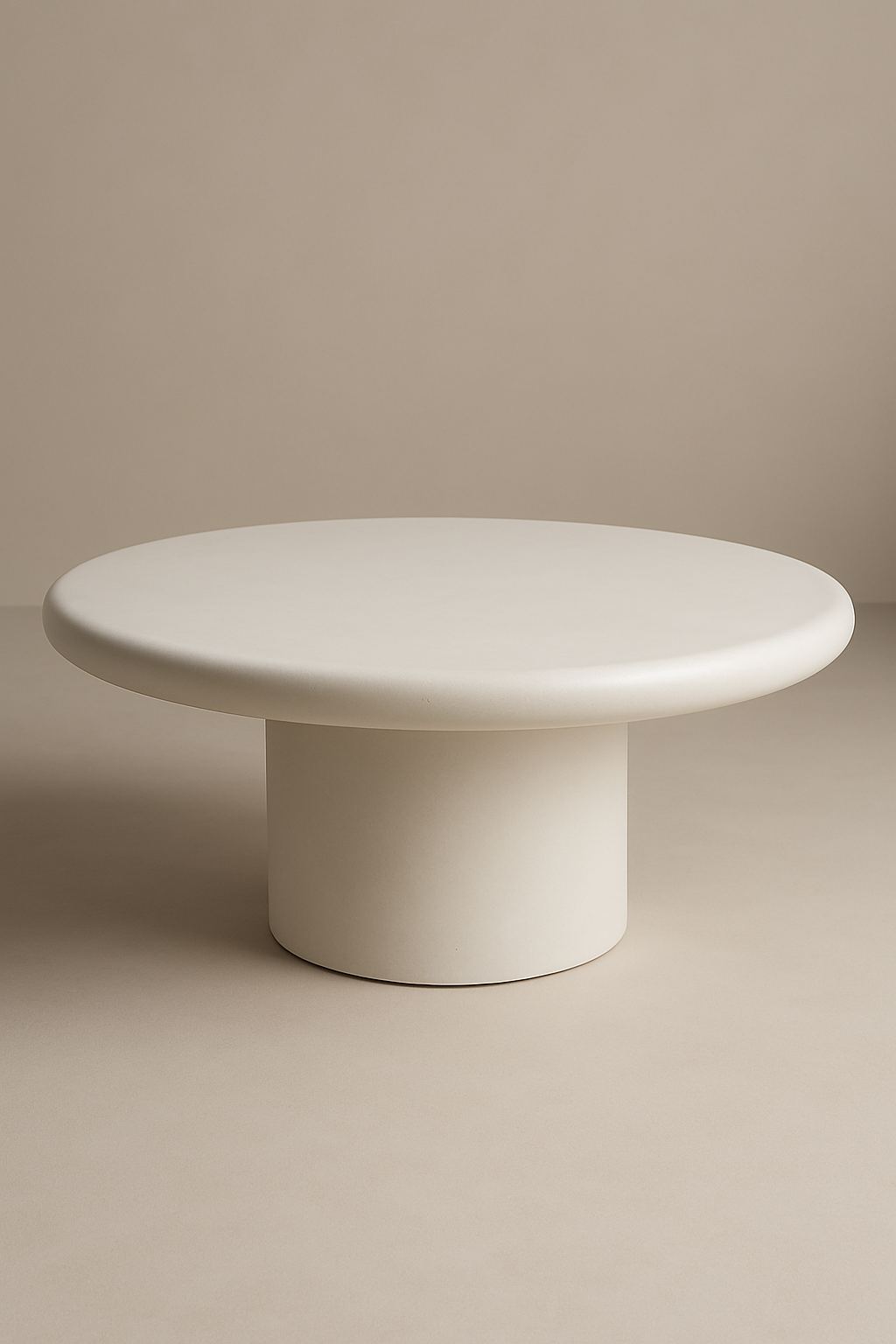 mesa de centro de microcemento