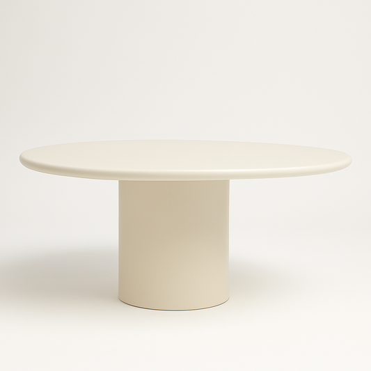 mesa irregular de microcemento