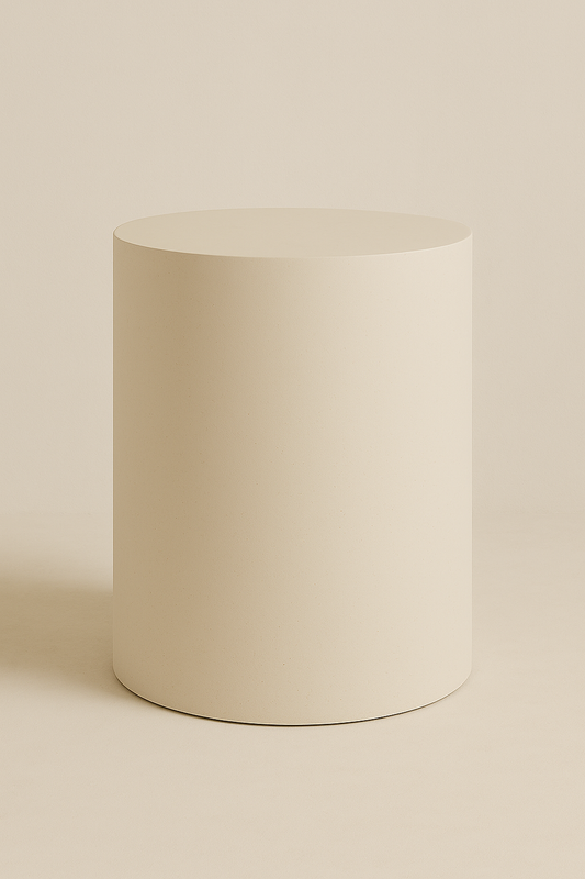 mesilla cilindrica de microcemento