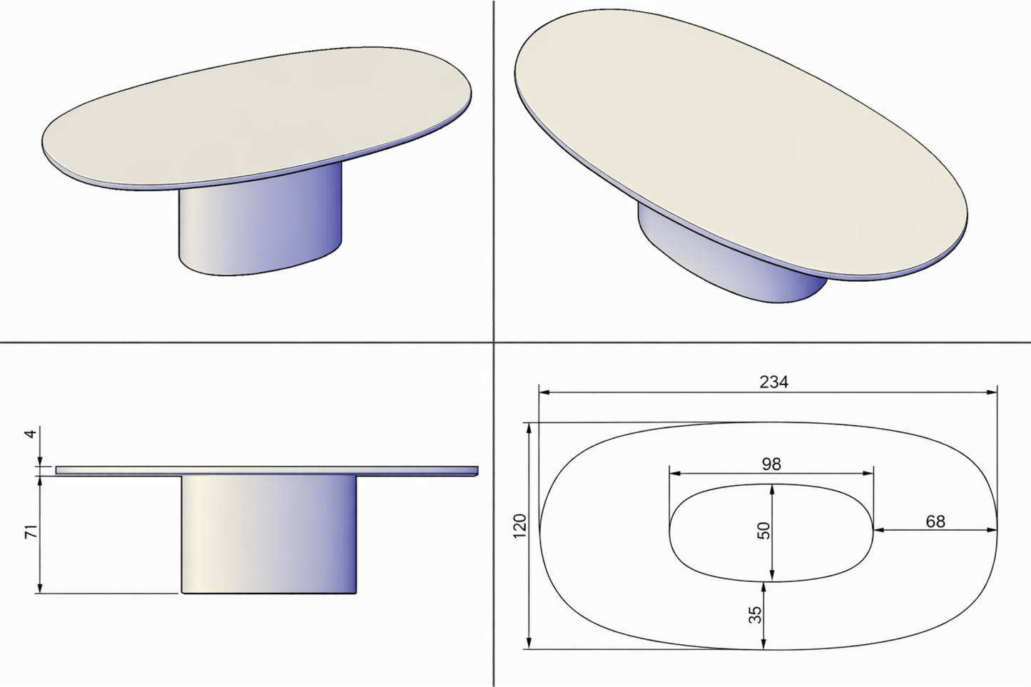 Salamanca dining table