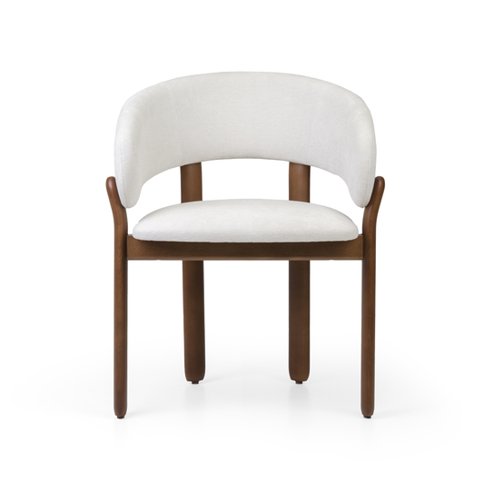 Silla de madera y tela