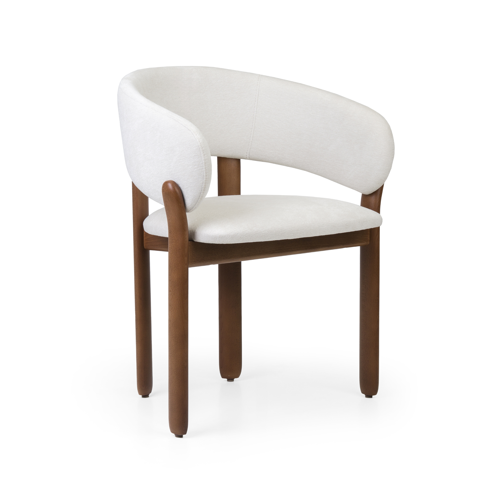 Silla de madera y tela