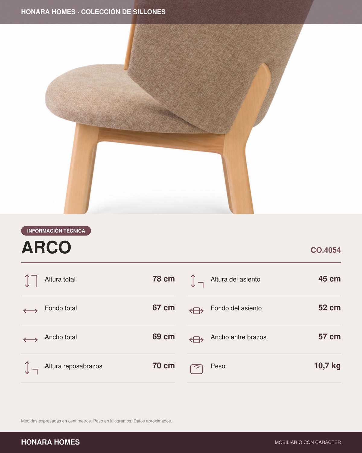 Sillón Arco — vista 1