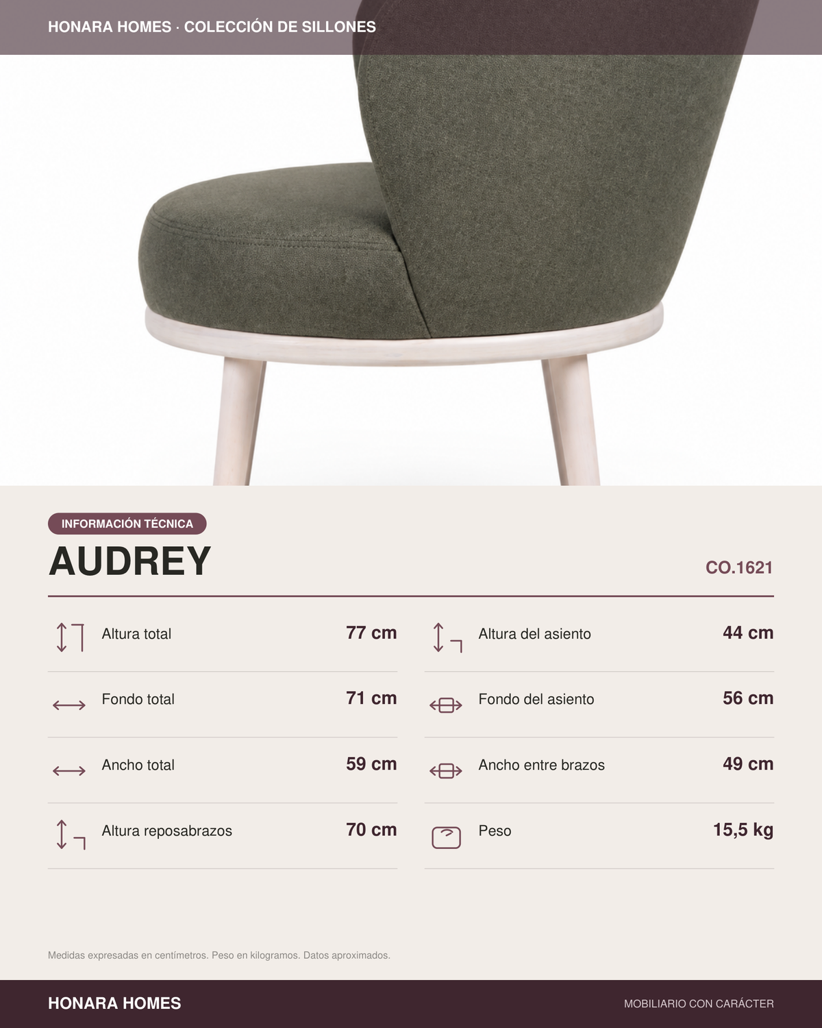 Sillón Audrey — vista 1