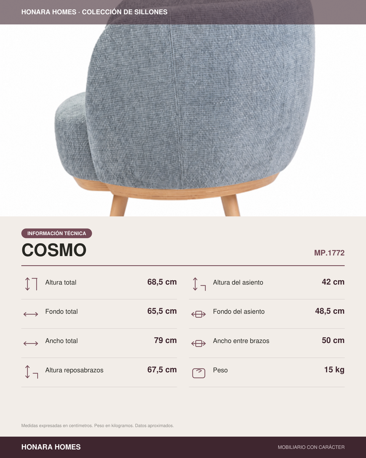 Sillón Cosmo — vista 1