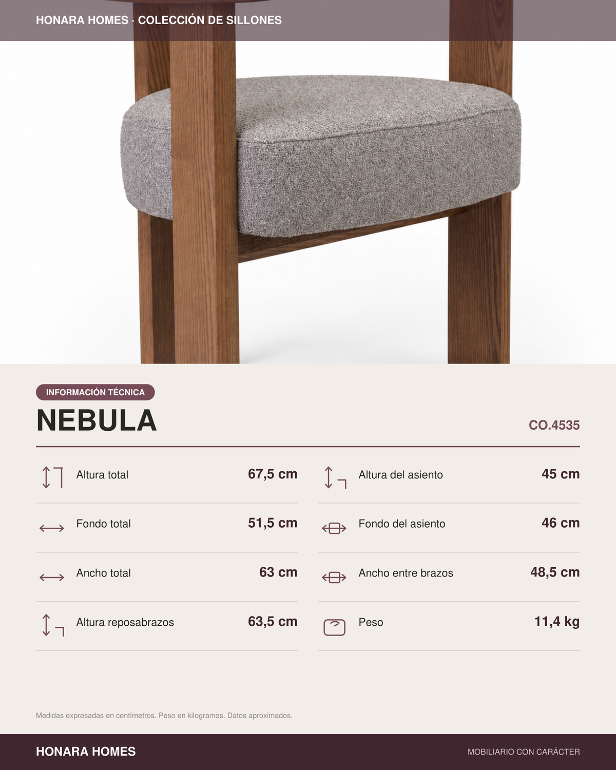 Sillón Nebula — vista 1