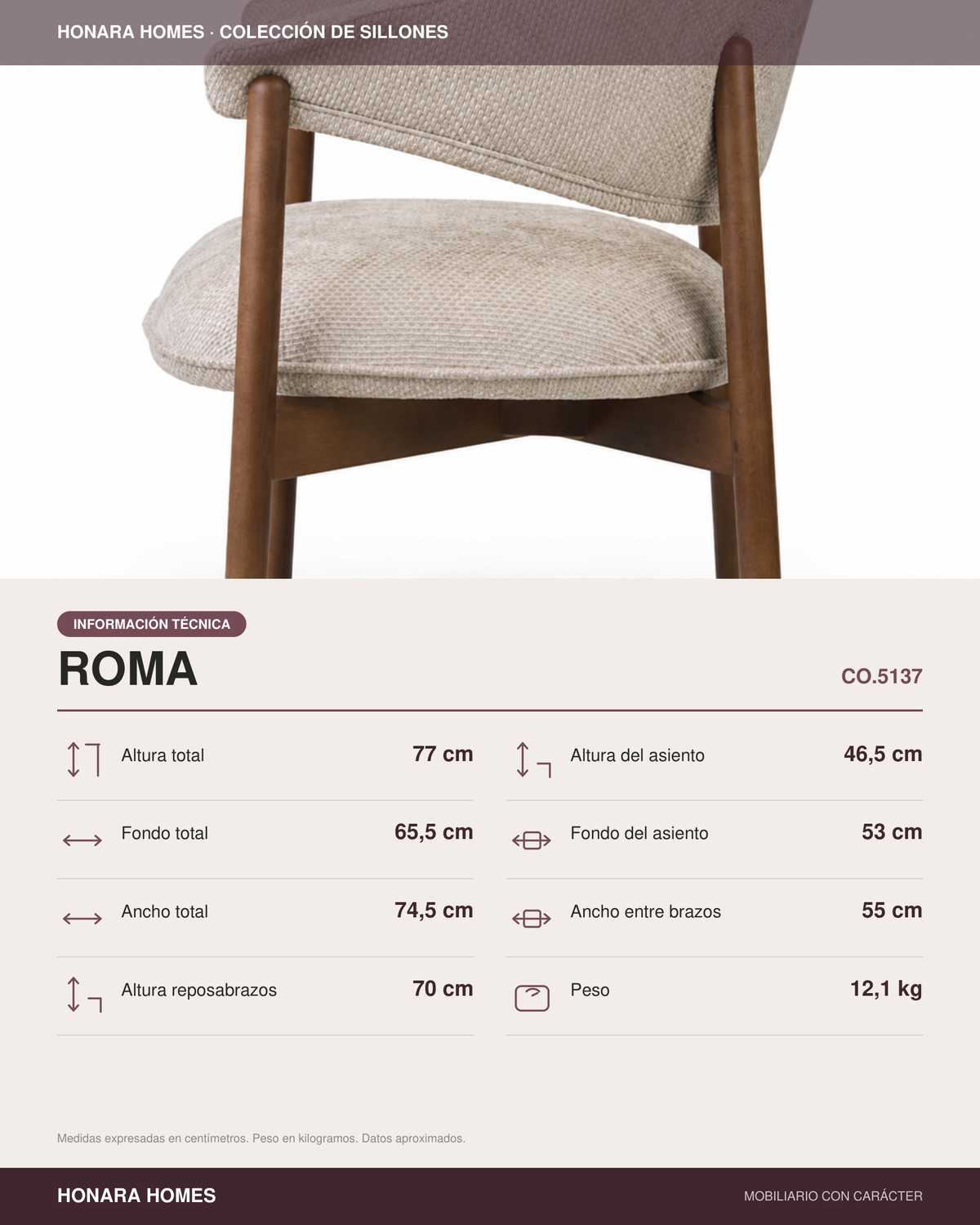 Sillón Roma — vista 1