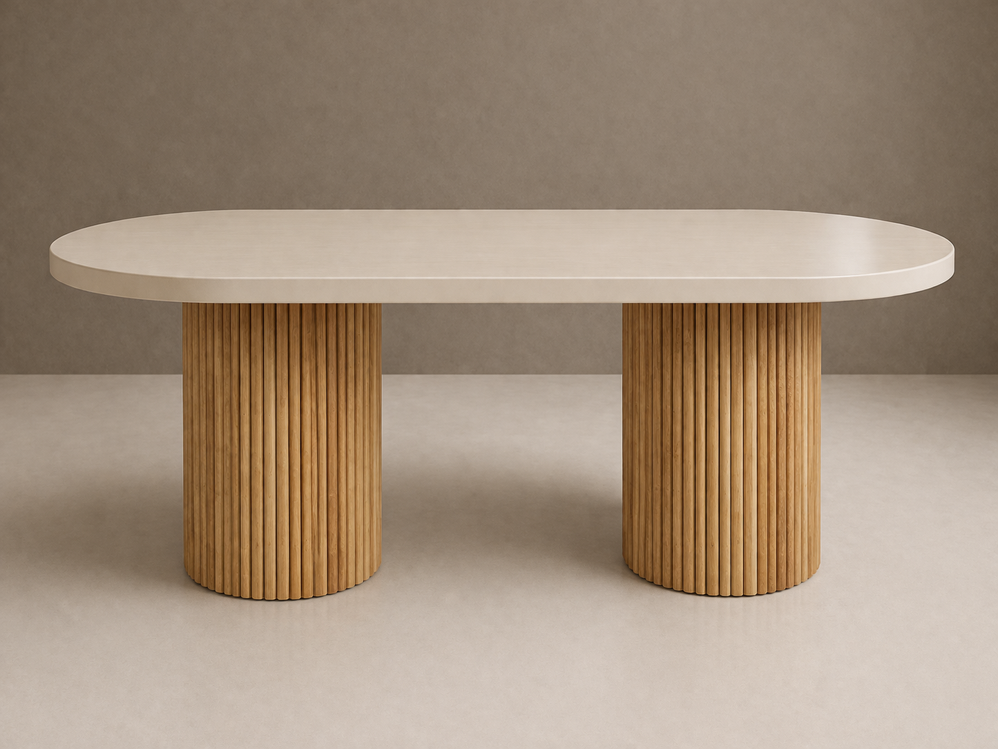 Mesa con patas de palilleria