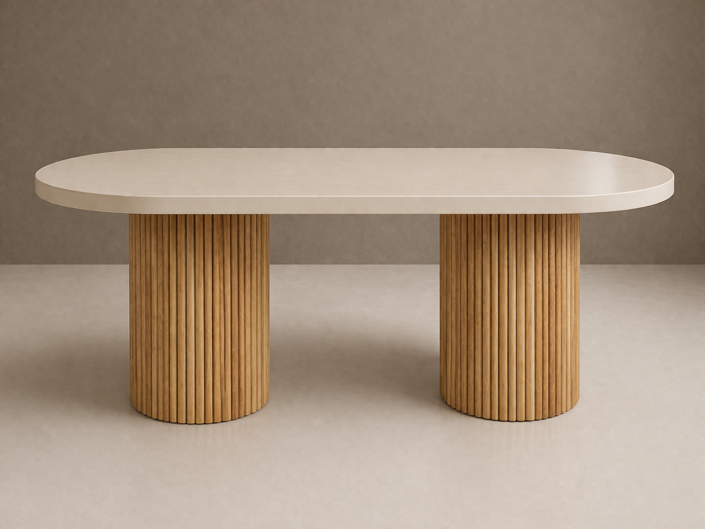 Mesa con patas de palilleria