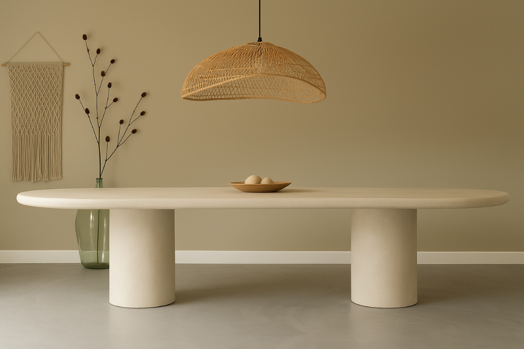 mesa de microcemento Honarahomes