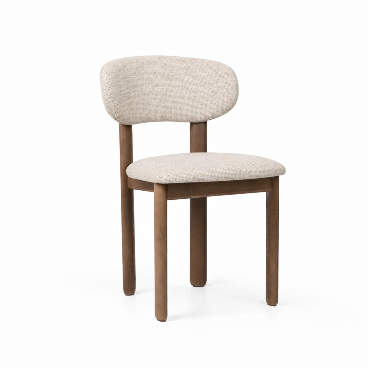 Silla de madera tapizada