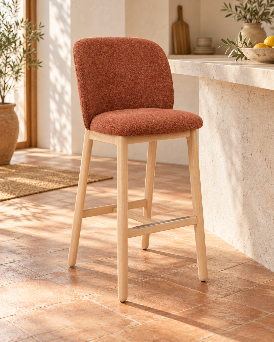 Taburete Arco en ambiente · Honara Homes